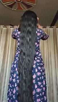 Long hair bun with a pencil