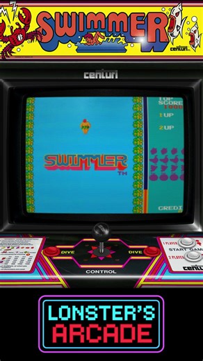 Swimming Upstream Was Actually Insane in the 80s #Swimmer #RetroArcade