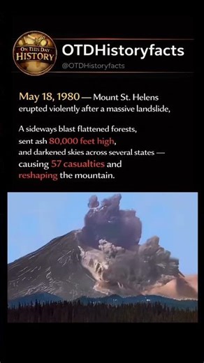 The Day Mount St. Helens Exploded