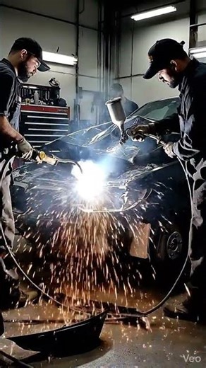 From Crash to Clean 😱🔥 BMW M4 GT3 Full Repair in 15 Seconds!