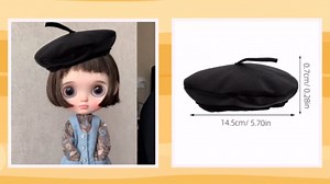 VOSAREA Elegant Tiny Doll Hat Miniature Hat Set for Craft for Mini House Doll