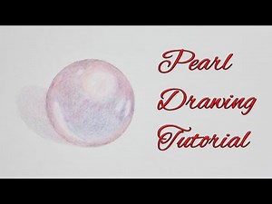 How to Draw a Pearl | Pearl Drawing with Color Pencil