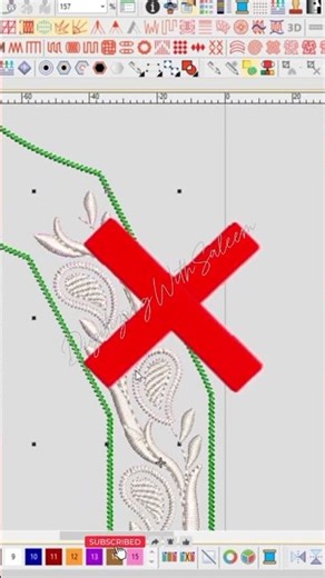 how to benefit use Envelope tools for wilcom (wilcom tutorial)#wilcom#design #magic#ideas#100#stitch