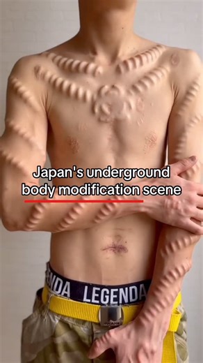 Oliver Leone on Instagram: "I got to experience Japan’s underground body modification subculture and learned a lot about the scene. To me body modification is the epitome of fashion, evolving and changing one’s appearance to match with your inner self image. I miss everyone I met already:)"