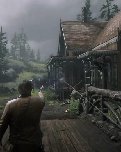 Red Dead Redemption 2 | Intense Gunfight at Cabin | Epic RDR2 Gameplay by Battle Quest |🔥