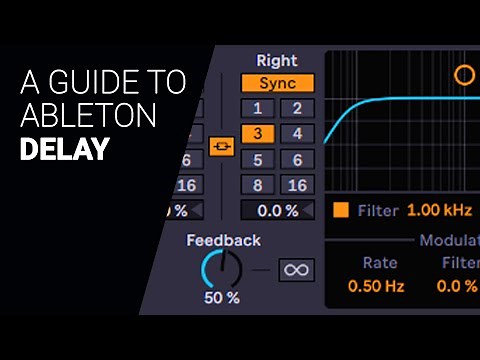 A guide to the Ableton DELAY complete walkthrough tutorial