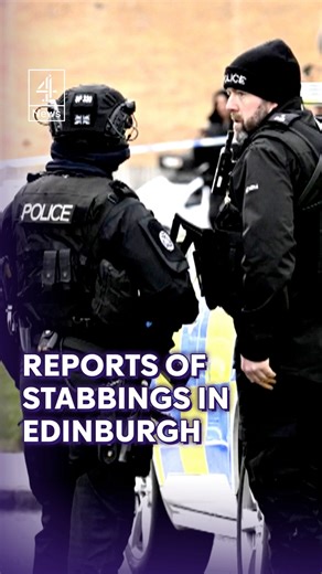 Police have warned the public to avoid part of Edinburgh following “reports of a man with a bladed weapon”. Locals say a number of people may have been stabbed, with an emergency response in place since before 9am. Armed police are at the incident in Calder in the west of the city. A statement from Police Scotland said: “The public is being advised to avoid the Calder area of Edinburgh following reports of a man with a bladed weapon. #Calder #Edinburgh #UKNews #Police #Channel4News | Channel 4 N