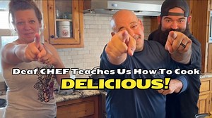 Tom Scuderi Tom's ASL kitchen is back and he made us delicious Italian food! Somedeafguy aka Justin Loncar the special guest is here as well! | The Vich’s Fam