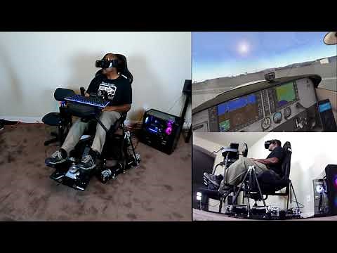 X-Plane 11 VR | DOF Reality H6 full motion chair | HP Reverb G2