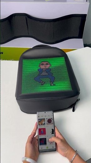 LED Backpack with Full Color Screen and Programmable Panel Human Billboard Advertising Travel Bag