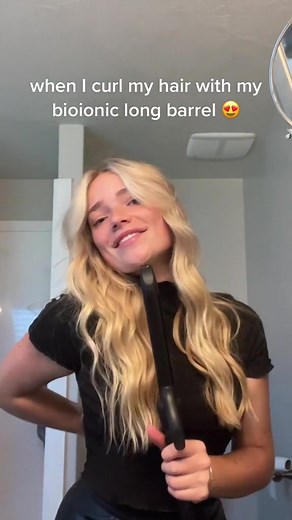 Achieve Perfect Curls with BioIonic Long Barrel Curling Iron