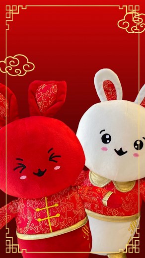 Our Chinese New Year rabbit plush is now available at Zone Bowling. Hop on into our prize shop to adopt yours! 🎆🐰 | ZONE BOWLING