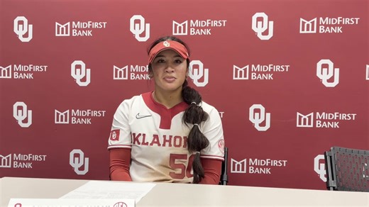 Kendall Wells and Ailana Agbayani after Oklahoma's wins over Abilene Christian and Louisiana