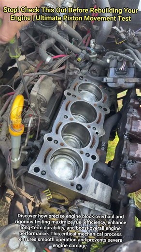 Stop! Check This Out Before Rebuilding Your Engine | Ultimate Piston Movement Test #shorts #mechanic
