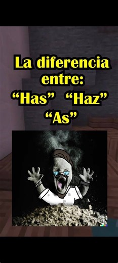 La diferencia entre: has, haz y as. 👀 #escribiresvivir #gramatica #linguistica #leeresvivir #español #humor | Español con Icma