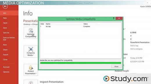 How to Compress Media in PowerPoint