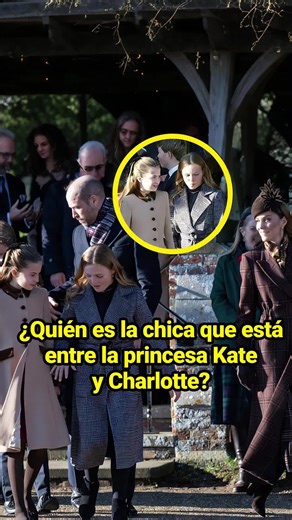 ¿Quién es la chica que está entre la princesa Kate y Charlotte?#fyp #celebrity #queencamilla #princesscharlotte #princesskate