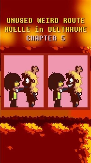 UNUSED Weird Route Noelle Sprites in DELTARUNE CHAPTER 5