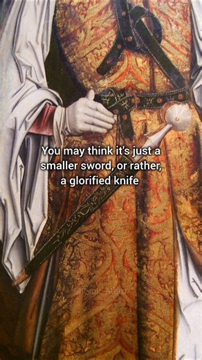 The real purpose of a knight's dagger #History #Medieval #Knights #Dagger