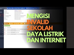 CARA MENGISI DAYA LISTRIK DAN INTERNET DI DAPODIK 2026 B