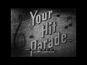 " YOUR HIT PARADE " MARCH 15, 1954 MUSICAL TV SHOW w/ RAYMOND SCOTT LUCKY STRIKE ADS XD46564