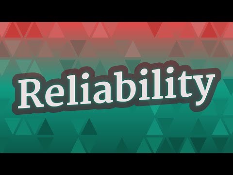 RELIABILITY pronunciation • How to pronounce RELIABILITY