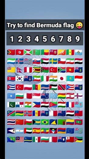 Try to find Bermuda flag 😜 #shorts #youtubeshorts #trending #viral #emojichallenge #emojyfind