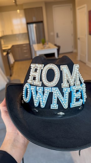 How much do you love your clients? So much that I stay up to make matching cowboy hats for my first time homebuyer from Dallas, so we can celebrate her at @cadillacranch_group Texas style 🤠 | Baya Frantz