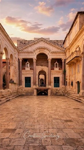 Diocletian’s Palace Split Croatia | A 1700 Year Old Roman Palace 🇭🇷 #croatia #travel #mediterranean