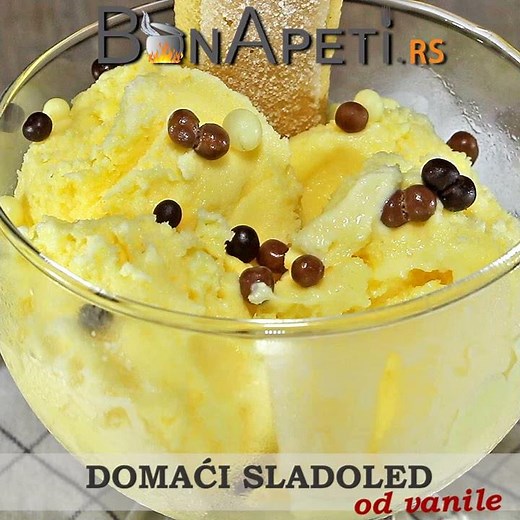 Domaći sladoled od vanile