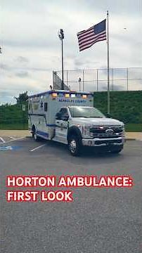 First Look: Brand New Horton Ambulance Delivery #ambulance #ems #horton