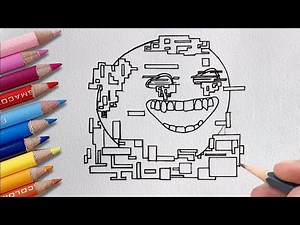 HOW TO DRAW ORANGE FRIDAY NIGHT FUNKIN - CORRUPTED ANNOYING ORANGE VS BF ( FNF MOd )