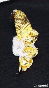 Dissolving gold in mercury