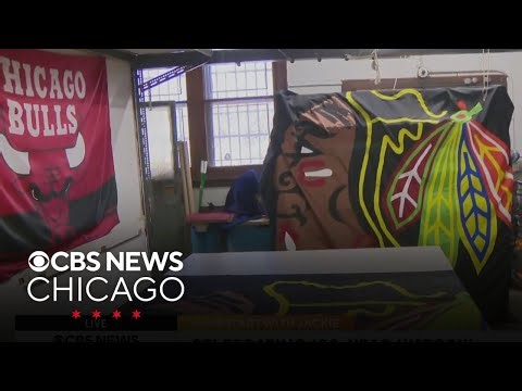 W.G.N Flags celebrating 100 years in Chicago