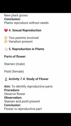 Free notes of cbse class 10th science chapter 7 How to do Organisms Reproduce? with all activities