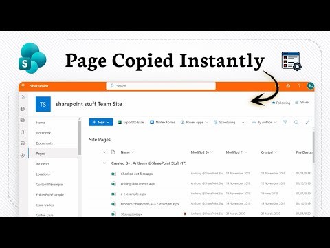 How to copy a page in SharePoint (Content Secured)