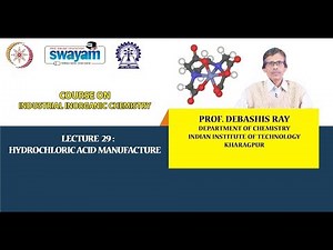 Lecture 29 : Hydrochloric Acid Manufacture