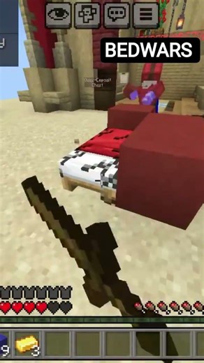Do not click the sound Destroying Red Team Minecraft #bedwars