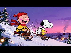 Snoopy & Charlie Brown Christmas Jazz Music ⛄ Cozy Upbeat Holiday Jazz Playlist 🎷❄️