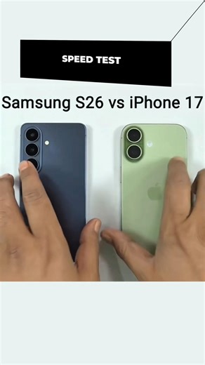 Samsung S26 vs iPhone 17 ⚡ Speed Test – Who’s Actually Faster? 👀