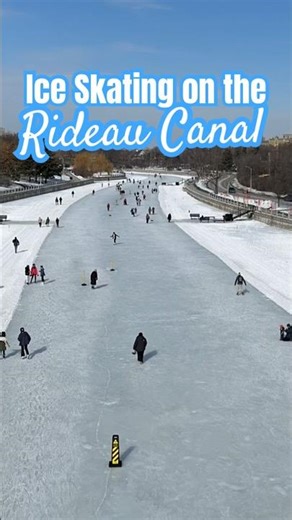 Ice Skating on the Rideau Canal ❄️ Ottawa, Canada