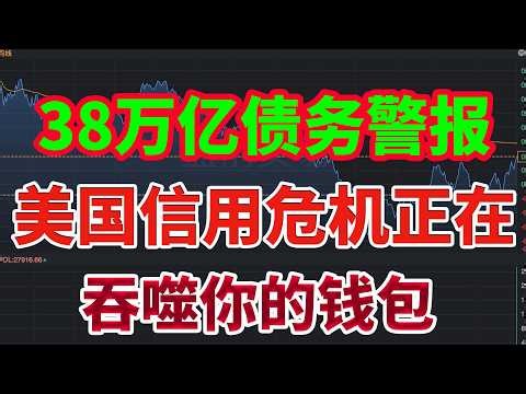 美国信用评级下调引发金融地震——崩溃已经开始！#美股