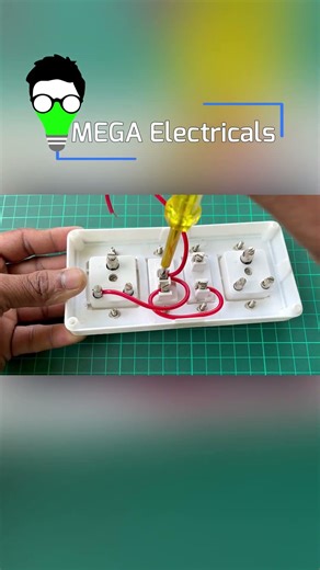 2Sockets + switch + indicator board wiring