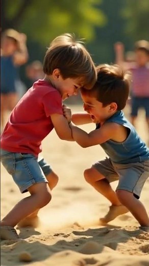 "Epic Kids Wrestling Match 🤼‍♂️ | Ultra-Realistic Play Fight!" #babiesfunnyvideo #cutebabies