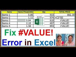 how To Fix #VALUE Errors in Microsoft Excel | Why your Excel Formula is Not Calculating | excel