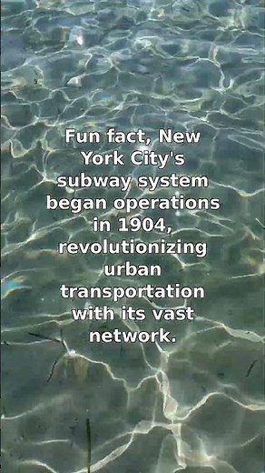 NYC Subway's Historic Start in 1904
