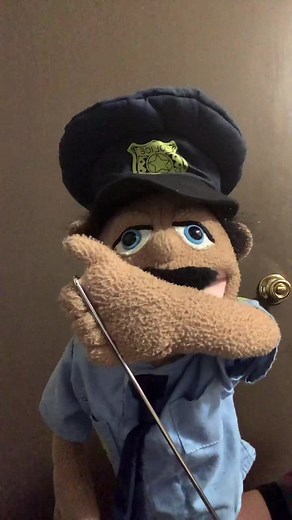 I dont think i did it right 😅 #puppet #policepuppet #meme