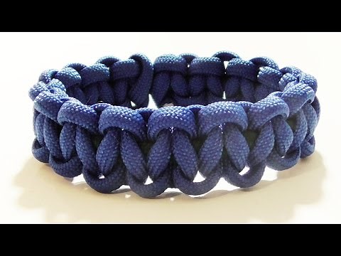 How To Make An Elastic Solomon Bar Parachute Cord Bracelet