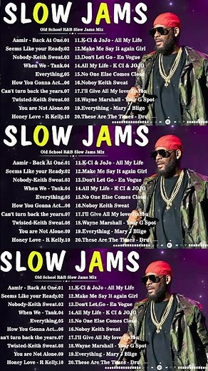 90S & 2000S R&B Slow Jams Mix