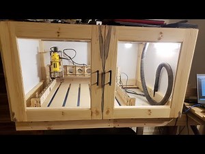 Cnc router enclosure build. With an e4 from Bob's cnc.